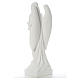 Angel and flowers in reconstituted Carrara marble 40-60 cm s7