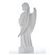 Angel with long wings, 60 cm statue in reconstituted marble s7