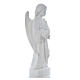 Angel with long wings, 60 cm statue in reconstituted marble s4