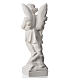 Angel and flowers in Carrara reconstituted marble 23.62in s8