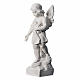 Angel and flowers in Carrara marble 23,62in s3