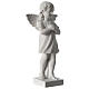 Angel with hand over heart, 30 cm reconstituted marble statue s4
