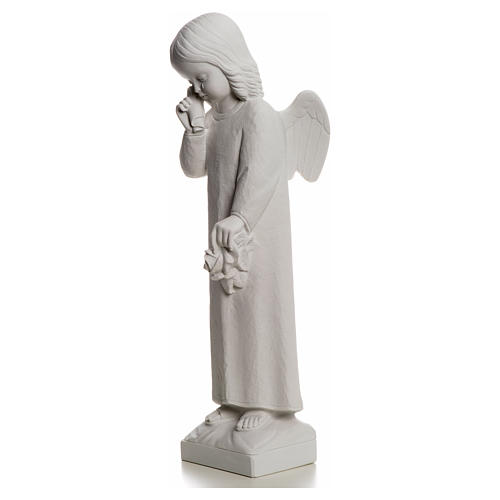 Crying Angel statue in Composite Marble, 50 cm 6
