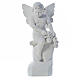 Sitting Angel statue made of reconstituted marble, 45 cm s1