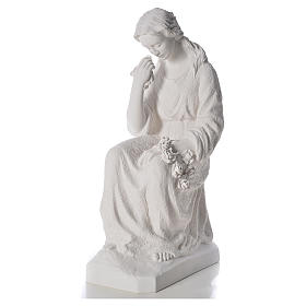 Our Lady of Sorrows statue made of reconstituted marble, 80cm