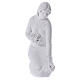 Kneeling Angel with flowers in Carrara marble 21,65in s1