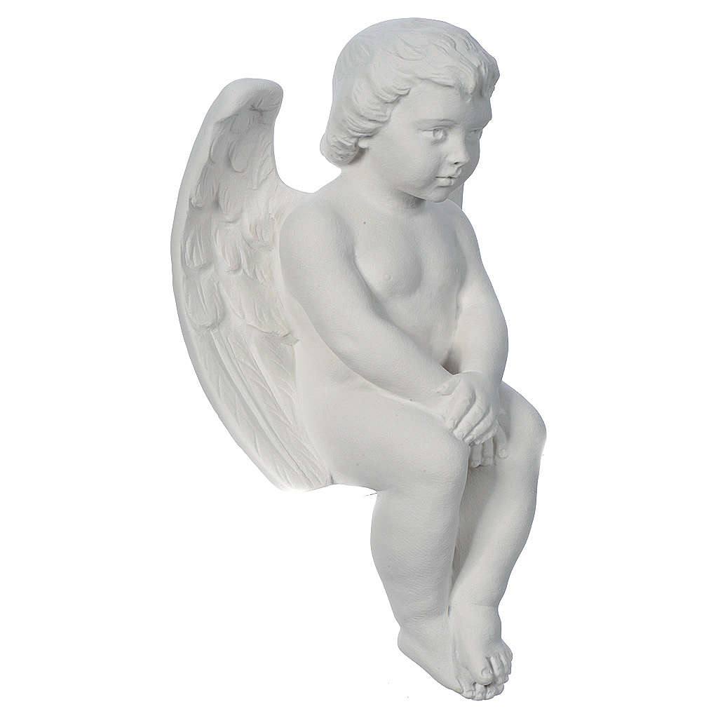 Ángel querubín 40cm mármol venta online en HOLYART