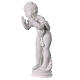 Statue extérieur Ange qui baise 43 cm marbre s3