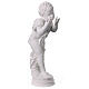 Statue extérieur Ange qui baise 43 cm marbre s4