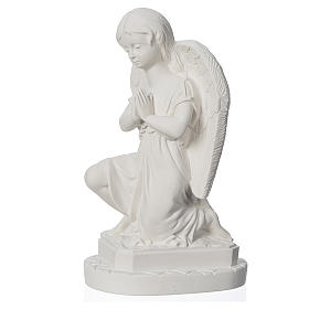 Angelito rezando mármol blanco 28cm