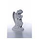 Angel with hands joined in Carrara marble dust 10,24in s5