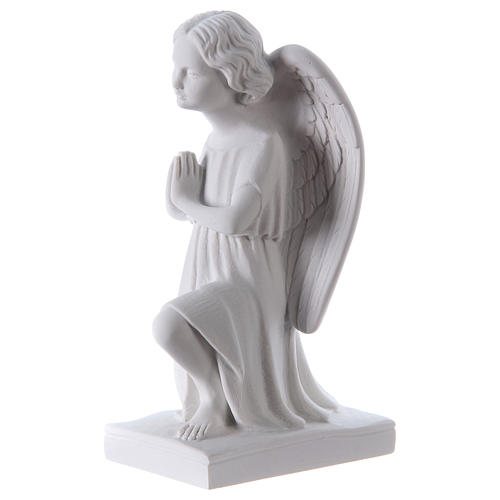 Angel, left, in Carrara marble dust 9,84in 3
