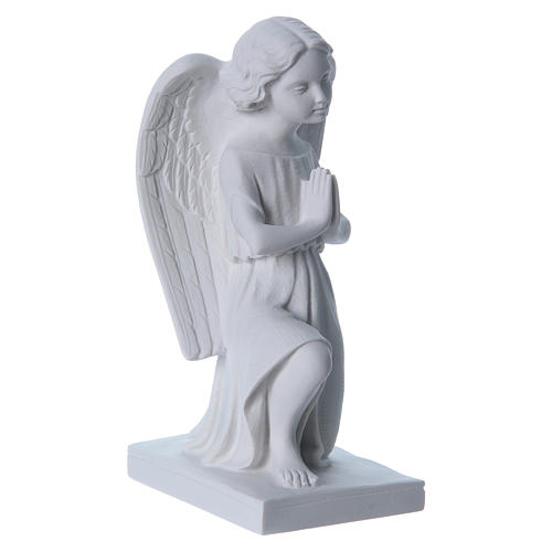 Rechter Engel, aus Marmorstaub, 25 cm 3
