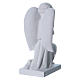 Kneeling angel right statue in composite marble 10" s4