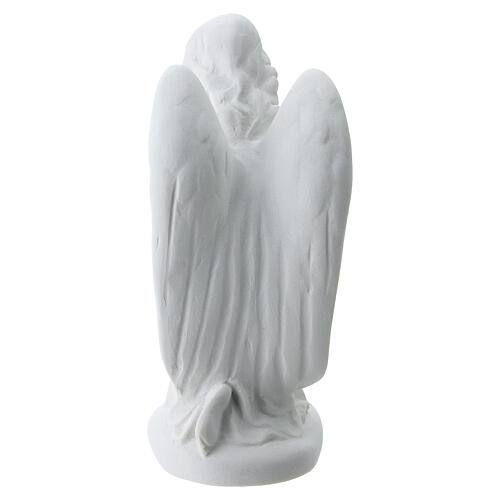 Linkes Engelchen, aus Marmor von Carrara, 18 cm 5