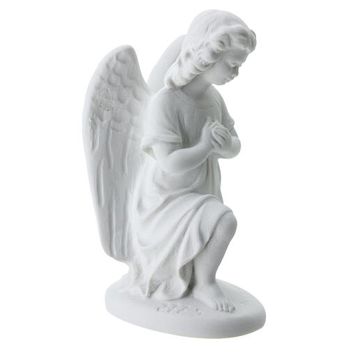 Anjo esquerdo 18 cm mármore de Carrara 4