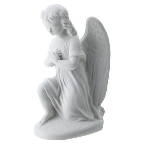 Angel, left, in Carrara marble dust 7,09in 3