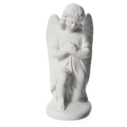 Rechtes Engelchen, aus Marmor von Carrara, 18 cm 5