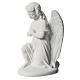 Rechtes Engelchen, aus Marmor von Carrara, 18 cm s7