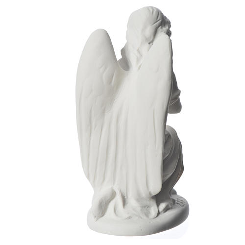 Angel, right, in Carrara marble dust 7,09in 8