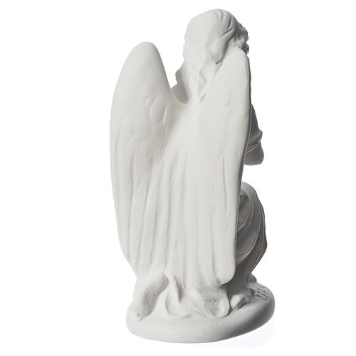 Angel, right, in Carrara marble dust 7,09in 4