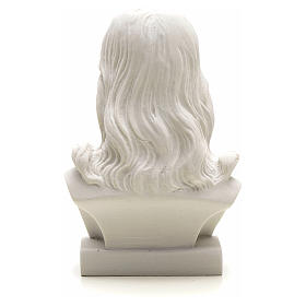 Jesus Christ, 12 cm composite Carrara marble bust