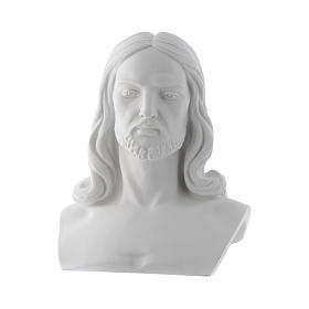 Buste du Christ 33 cm poudre de marbre