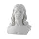 Buste du Christ 33 cm poudre de marbre s1