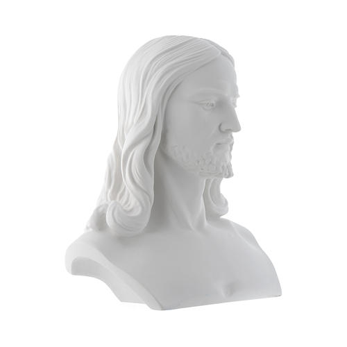 Christ, composite Carrara marble bust, 33 cm 2