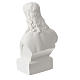 Jesus bust in reconstituted carrara marble, 19 cm s3