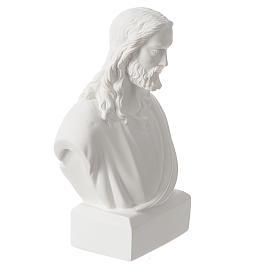 Imágenes en polvo de mármol de Carrara: Busto de Jesús 19 cm mármol Imágenes en polvo de mármol de Carrara: Busto de Jesús 19 cm mármol
