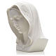 Our Lady, reconstituted carrara marble bust, 28 cm s3