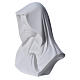 Our Lady, reconstituted carrara marble bust, 16 cm s7