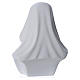 Our Lady, reconstituted carrara marble bust, 16 cm s8