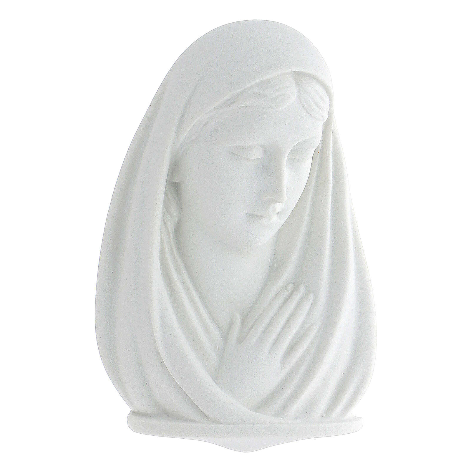 Buste Vierge Femme Sainte En Marbre - Sculpture Statue D'Occasion, Ref 62