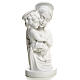 Our Lady with Child bust in reconstituted marble, 22 cm s5