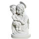 Our Lady with Child bust in reconstituted marble, 22 cm s1