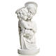 Our Lady with Child bust in reconstituted marble, 22 cm s3