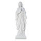 Our Lady of Lourdes bas-relief in reconstituted marble 60-85 cm s1