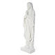 Estatua Virgen de Lourdes con aplicaciones mármol 60-85 cm s2