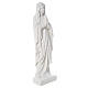 Estatua Virgen de Lourdes con aplicaciones mármol 60-85 cm s4