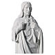 Sacred Heart of Jesus bas-relief in marble 60-80 cm s2