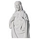 Sacred Heart of Jesus bas-relief in marble 60-80 cm s4