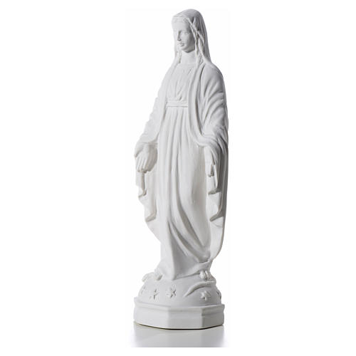 Our Lady Immaculate bas-relief, reconstituted marble, 30cm 6