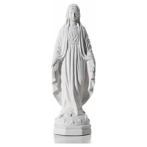 Our Lady Immaculate bas-relief, reconstituted marble, 30cm 1