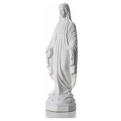 Our Lady Immaculate bas-relief, reconstituted marble, 30cm 2