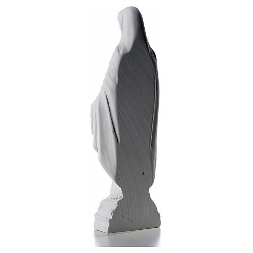 Our Lady Immaculate bas-relief, reconstituted marble, 30cm 3
