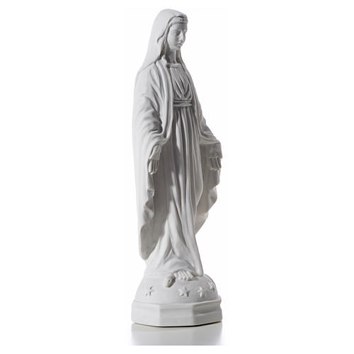 Virgen Inmaculada 30 cm Relieve Polvo de Mármol 8