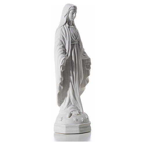 Virgen Inmaculada 30 cm Relieve Polvo de Mármol 4