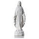 Virgen Inmaculada 30 cm Relieve Polvo de Mármol s5